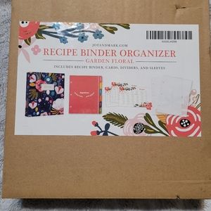 Recipe binder organizer